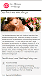 Mobile Screenshot of desmoinesweddings.com